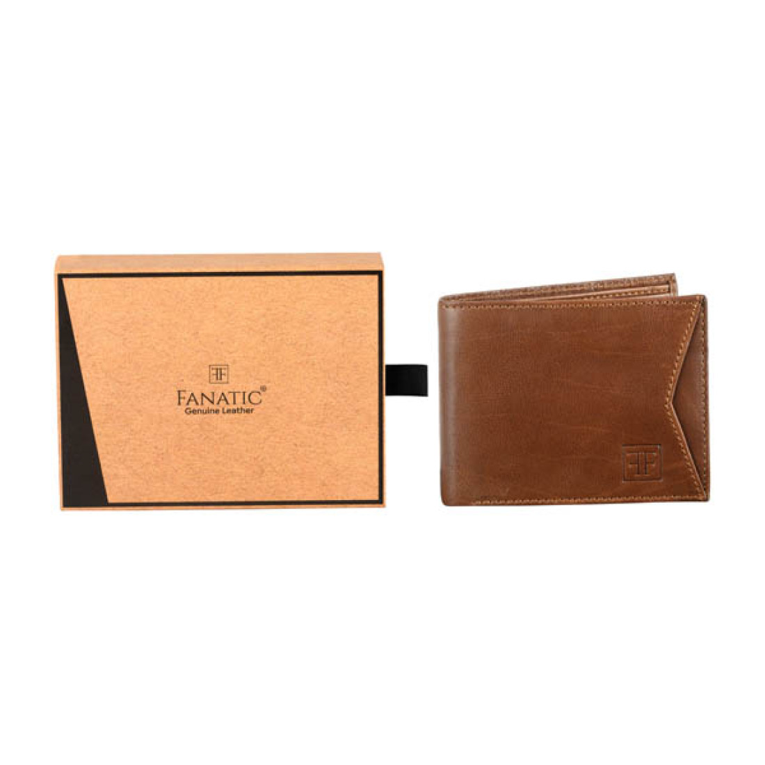 Men Brown Genuine Leather Wallet (Crocodile print) (10 Card Slots)LKHF 