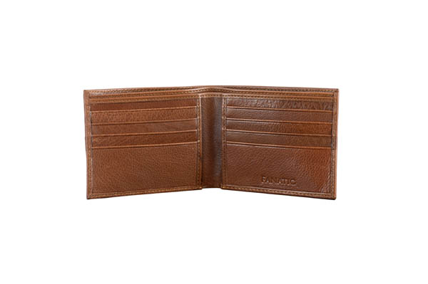 Men Brown Genuine Leather Wallet (10 Card Slots)LKHM