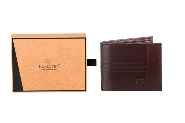 Men Maroon Genuine Leather Wallet (10 Card Slots)UKHB 