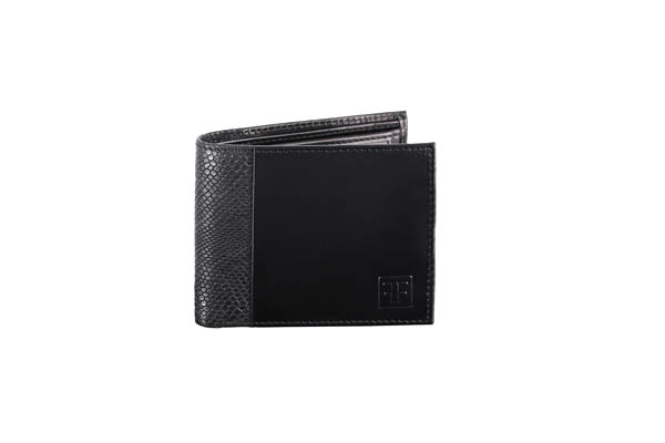 Men Black Genuine Leather Wallet (9 Card Slots)UKHB 